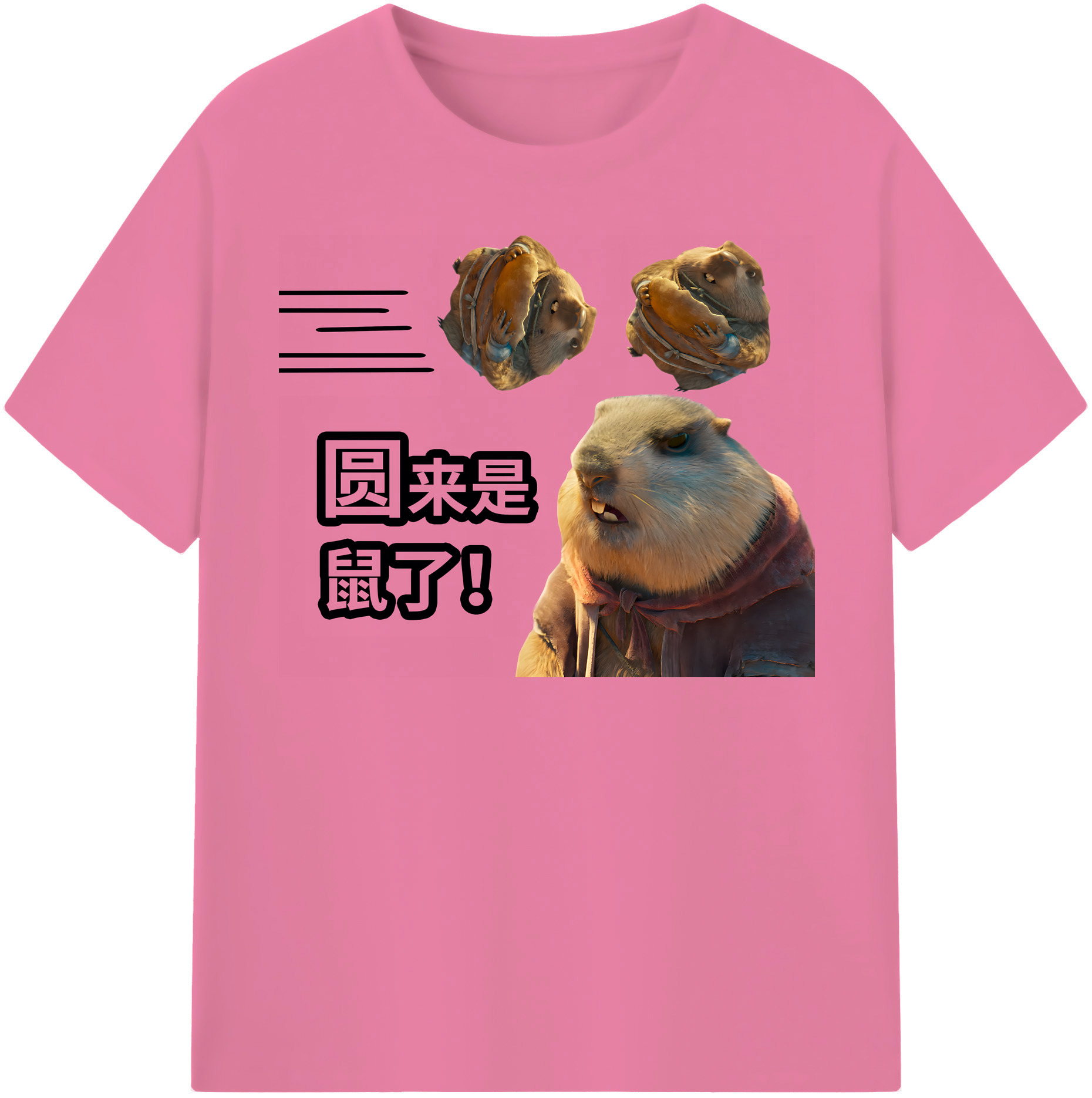 （画像用） Ne Zha 2 ナタ 魔童の大暴れ 綿100％半袖Tシャツ（フロントプリント）